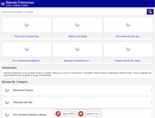 Tablet Screenshot of nakodaenterprisesindia.com